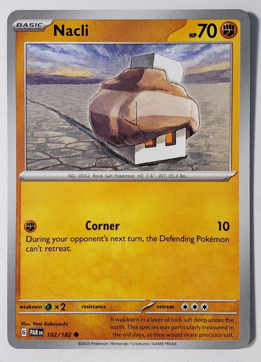 Nacli 102/182 NM / M - Paradox Rift Pokemon Card - $2 Combined Shipping
