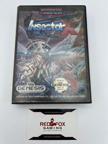 Insector X - Sega Genesis Free Shipping - Picture 1 of 9