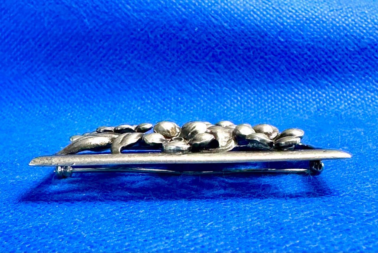 Unique Sterling Silver Rectangular Picture Framed… - image 5