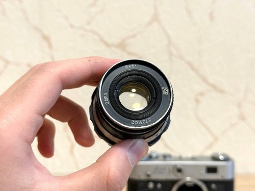 FED 3 Vintage 35mm Film Camera Rangefinder Lens Industar-61 ussr Soviet - Picture 10 of 13