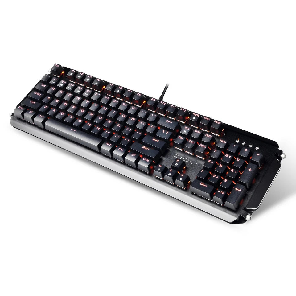 BEST VALUE Optical Mechanical Gaming Keyboard ZIDLI ZGK01,Orange Backlight - Image 2 of 4