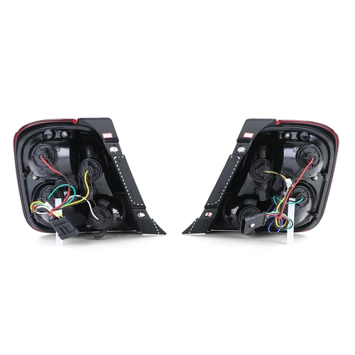 Luci Posteriori Vetro Trasparente Rosso Chiaro, per Fiat 500 2007-2015 - Foto 3 di 5