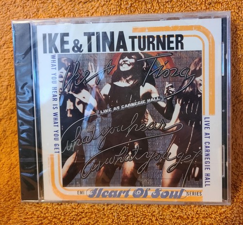 Ike and Tina Turner Live Carnegie Hall New Sealed CD What You Hear Is What You - Picture 7 of 9