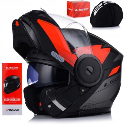 Motorradhelm | LS2 FF902 SCOPE II P/J | Klapphelm + PINLOCK 70 + Blendscheibe