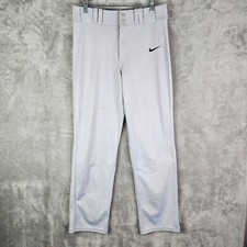 Mens Gray Nike Dri-Fit Baseball Pants Size S Small