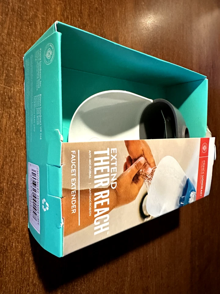 Grifo de baño Prince Lionheart decoración niños/extensor de extensión de grifo galáctico GRIS Foto 2 de 2