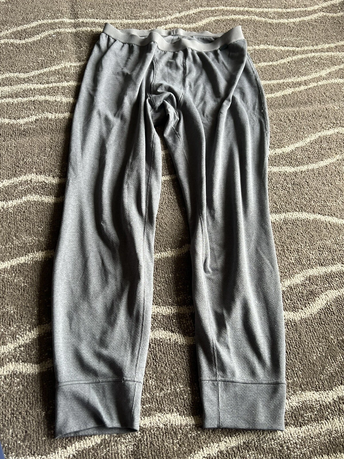 Patagonia Capilene Mid weight Men’s Large Polar Base Layer Pants GrayThermal