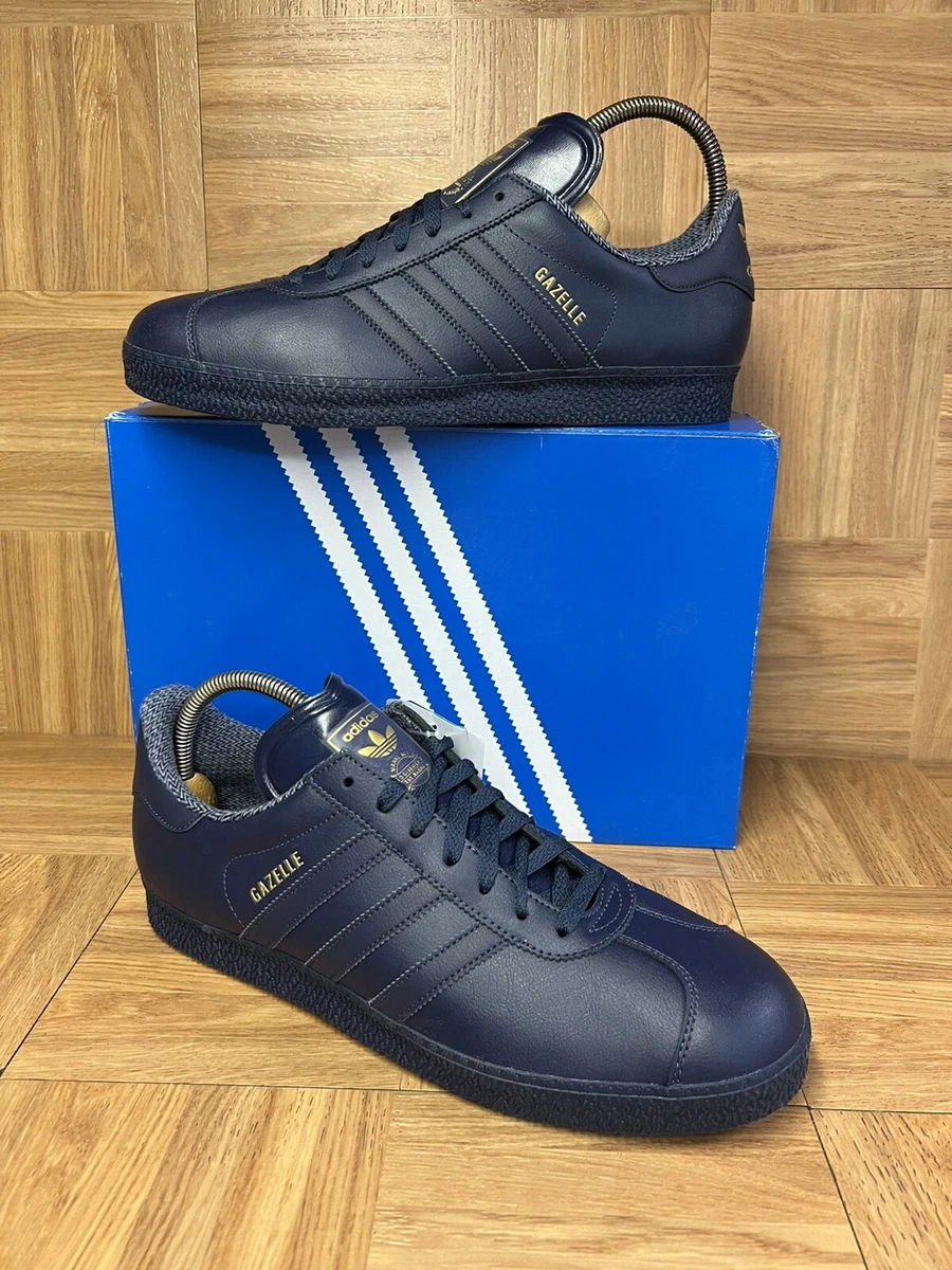 Adidas Gazelle 2 Dark Blue Navy Leather Sz 11.5 Men&#039;s Shoes 2012 G56666 | eBay