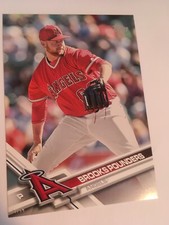 2017 Topps Update Jumbo 5x7 Brooks Pounders Angels US129 #'d 02/49