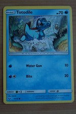 Totodile 18/73 - Common Pokemon Card - Shining Legends Set (2017) - NM