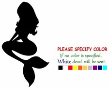 Mermaid Funny JDM Vinyl Decal Sticker Car Window Bumper Wall Laptop 7"
