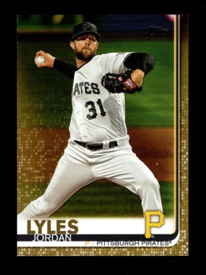 2019 TOPPS GOLD US152 JORDAN LYLES PIRATES 908/2019