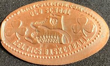 OLD SCHOOL CELTICS BASKETBALL (SPORTS) - BOSTON MASSACHUSETTS ZINC PENNY