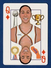 DIANA TAURASI 2024 Bullyfoot Basketball Playing Card Queen WNBA Phoenix Mercury!