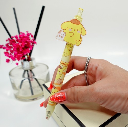Sanrio Pompompurin Pen Cartoon Character Pens Writing Journal School Supplies - Picture 5 of 8