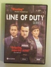 bbc LINE OF DUTY series three 3 DVD  no slipcover