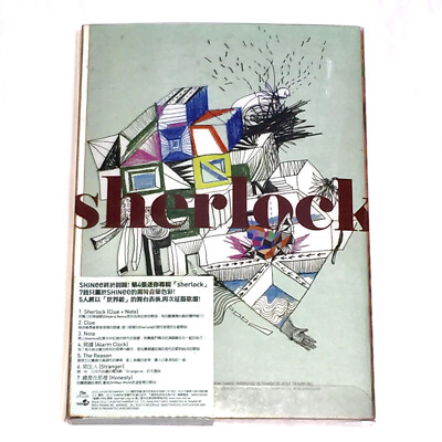 SHINee 2012 Sherlock Taiwan OBI Box CD + 140-P Photobook
