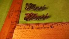 Bz88 Cadillac Eldorado Dash Emblem Vintage 1970s 1606055 Cady Eldorado Baritz