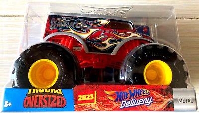 Hot Wheels Monster Trucks Oversized 2023 Delivery Metal