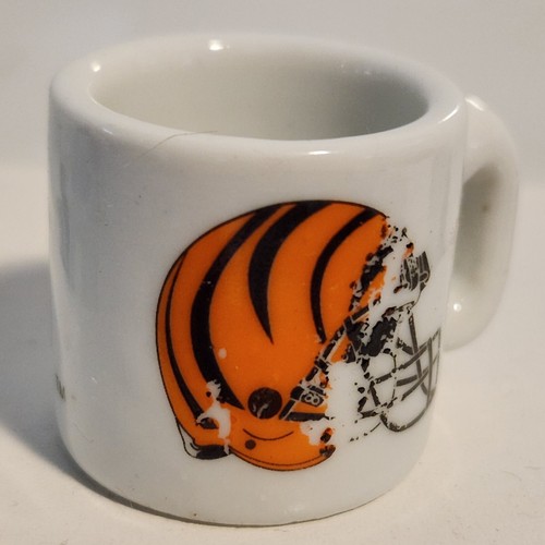 Cincinnati Bengals Mini Keramik Tasse Vintage Automat Kapsel UNVOLLKOMMEN NEU - Bild 7 von 9