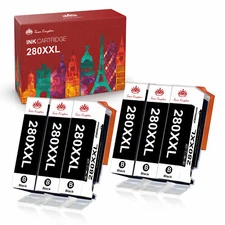 PGI-280XXL PGI280 XXL Ink Cartridges for Canon PIXMA TS6120 TS6220 TS8120 TR7520