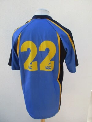 Maillot de rugby vintage porté N°22 Comité Côte D'Azur Canterbury 90's Taille M - Photo 1/4