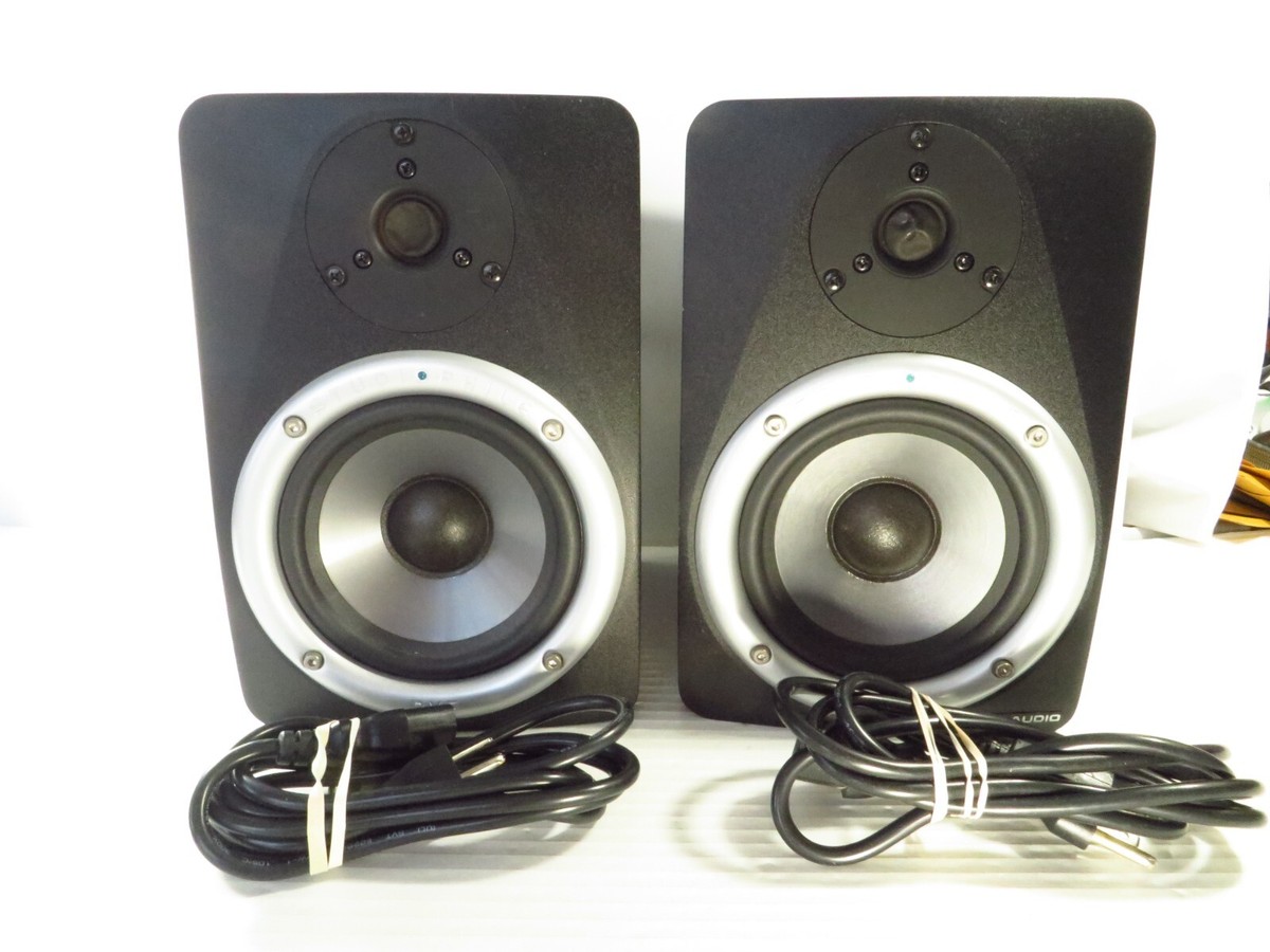 【動作確認済】M-AUDIO StudioPhile BX5 モニタースピーカー M-Audio Studiophile BX5 Reference Monitor Speakers Pair *READ* | eBay