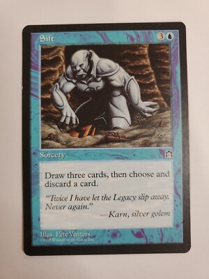 MTG Magic The Gathering Card SiftSorcery Blue Stronghold
