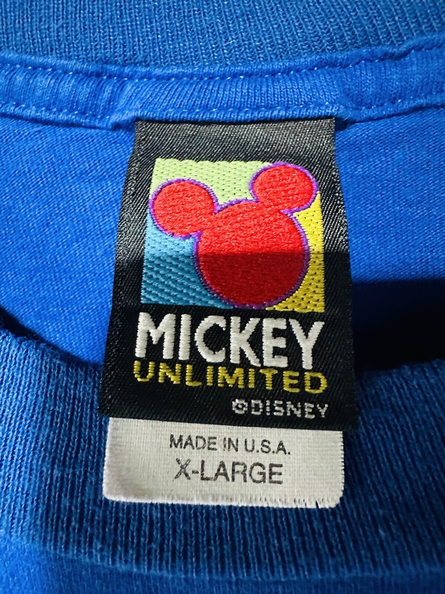 VTG Disney Mickey Unlimited T-Shirt XL Mickey Mouse Made In
