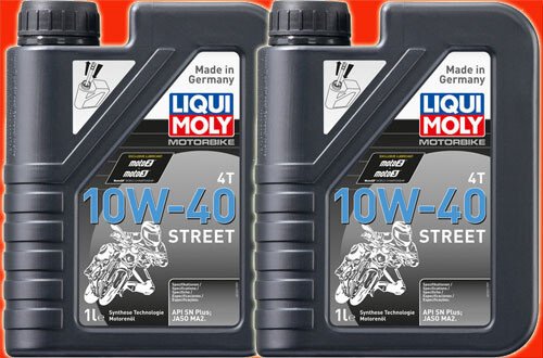 2 Liter PE-Dose (100ml = 1,60 €) LIQUI MOLY 1521 Motorbike 4T 10W-40 Street JASO - Afbeelding 1 van 1