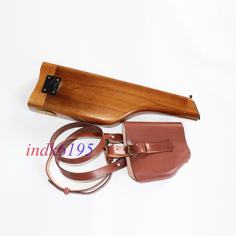 WW2 GERMAN ARMY C96 MAUSER BROOMHANDLE HOLSTER AND Orgnal AMMO POUCH
