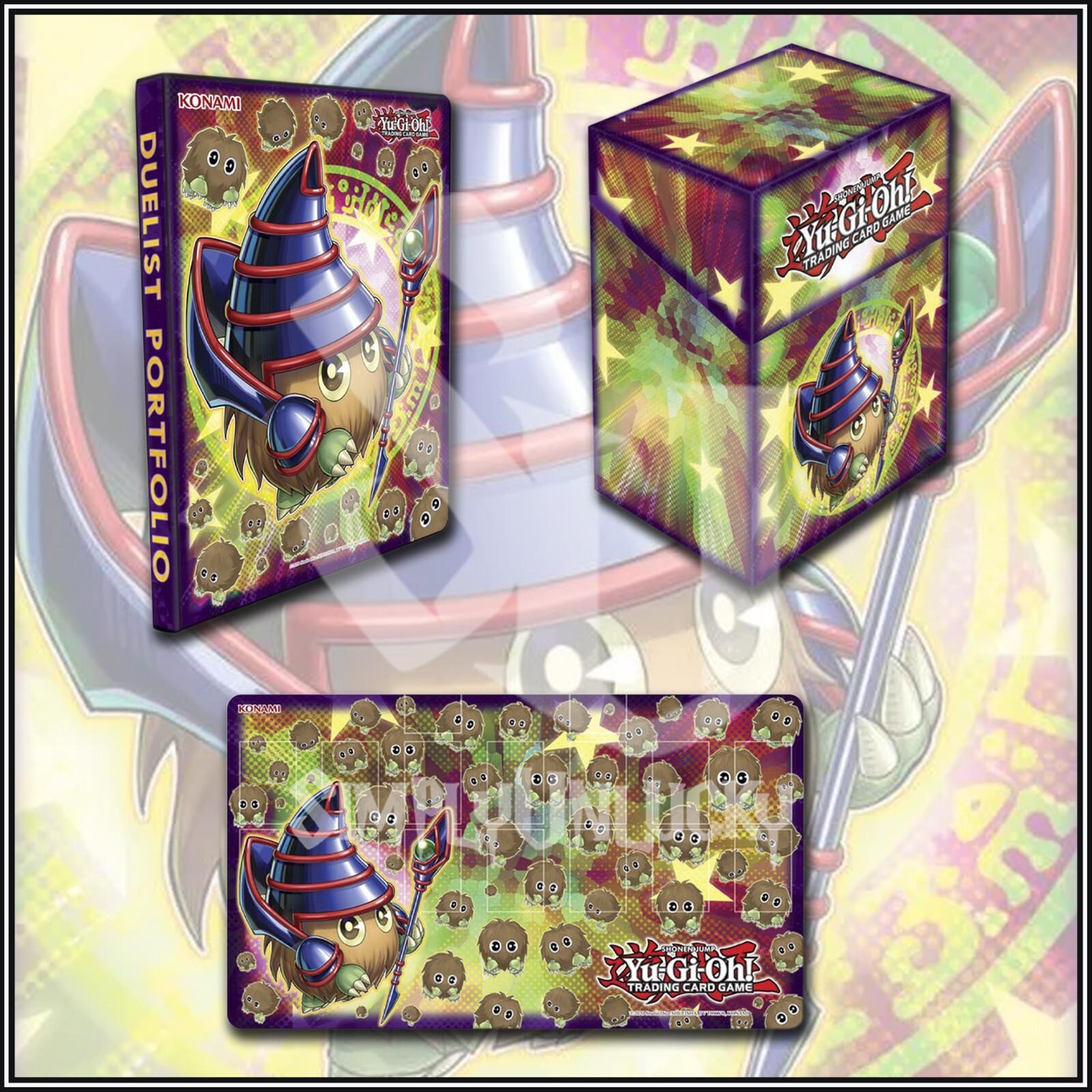 KONAMI OFFICIAL KURIBOH KOLLECTION BUNDLE Playmat Binder & Deck Box