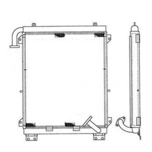 Oil Cooler Hydraulic fits Komatsu PC2006 PC2206Z PC250LC6 PC2206