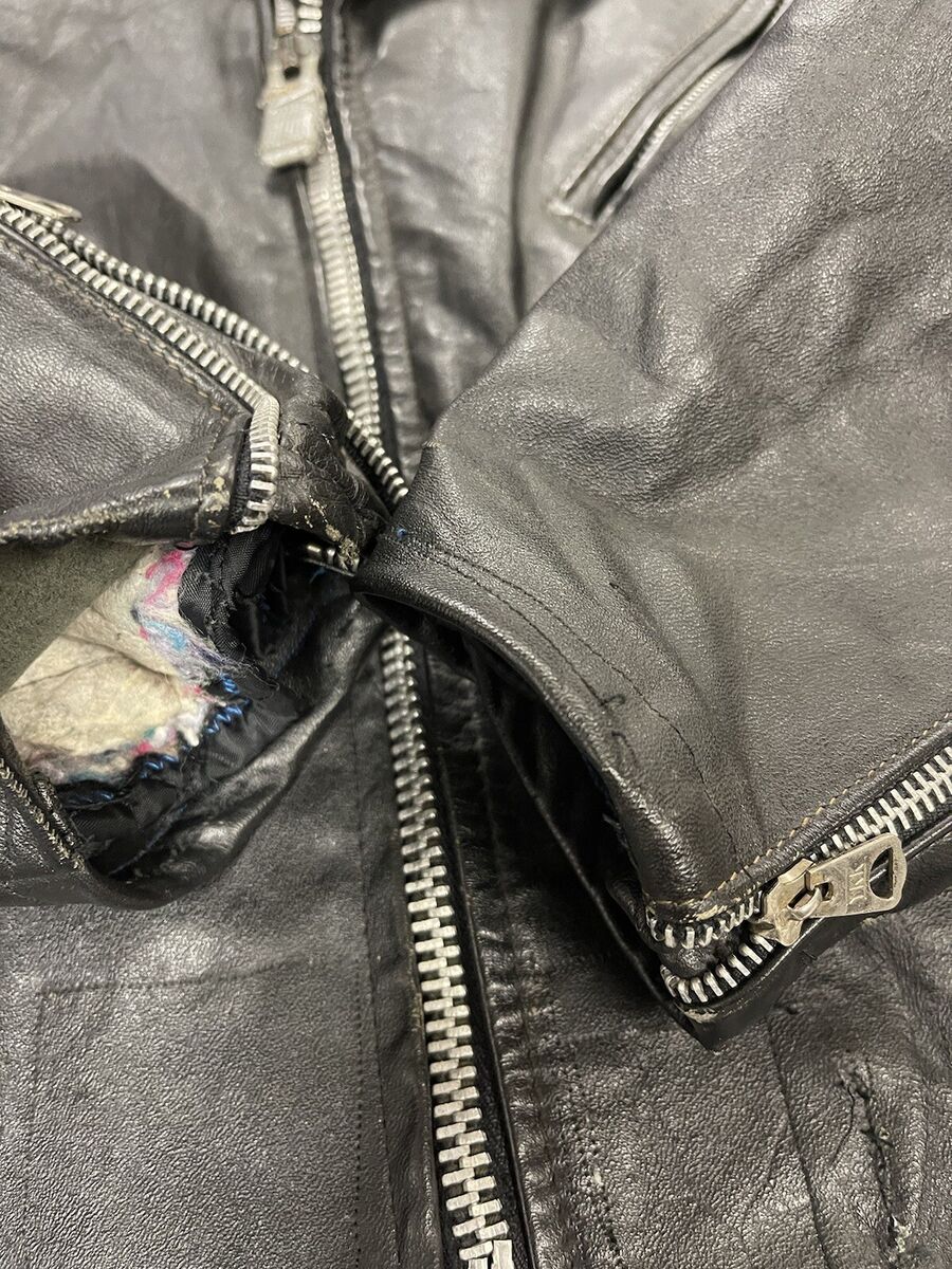 Vintage Excelled Leather Classic Motorcycle Jacket Size 44 Vintage Excelled Leather Classic Motorcycle Jacket Size 44