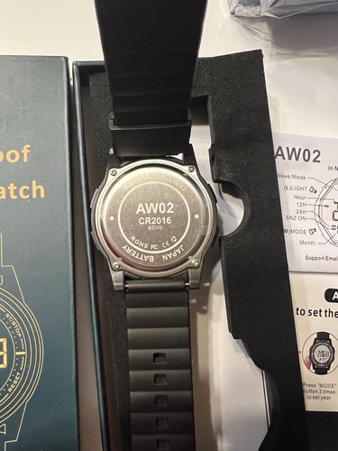 Orologio digitale impermeabile nuovo con scatola - Foto 6 di 6