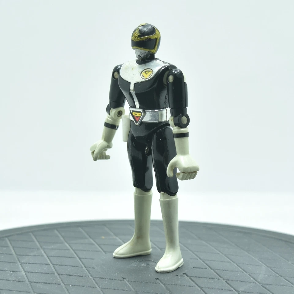Power Rangers Dai Sentai Gafas-V Negro GB-71 Figura Chogokin De Colección Raro Popy Foto 2 de 4
