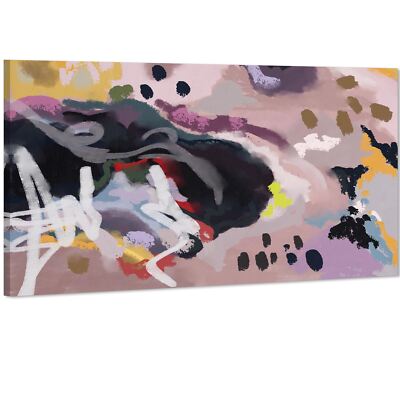 Abstrakter mehrfarbiger Ausdruck Malerei Leinwand Kunst Bilder