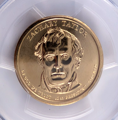 MINT ERROR 2009 Zachary Taylor Missing Edge Letters Signed Edmund Moy PCGS MS67 - Picture 6 of 6