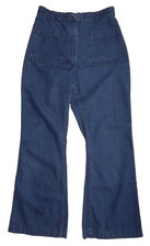 Sea Eagle 28x30 Women Utility Slack Talon 42 Jean VTG Navy Bellbottom SeaFarer