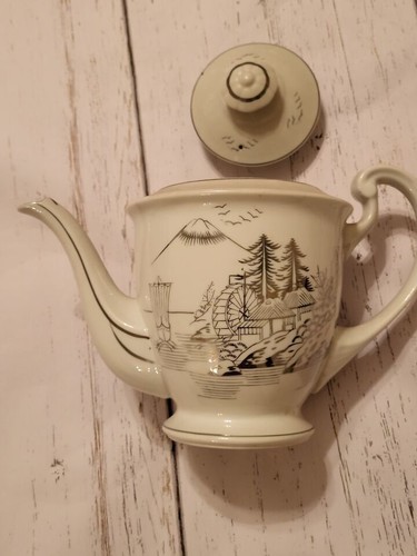 Kutani China Tea Kettle, Creamer & Sugar bowl 3 pieces .. - Picture 11 of 12