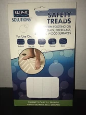 7.5" Non-Slip Adhesive Safety Treads (24 Per Pack) - White