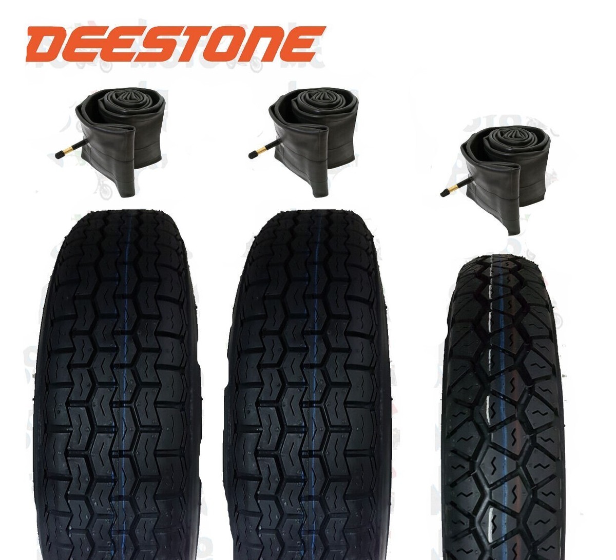 Kit 2 Camere D'aria 4.00-12 Per Ape TM 703 602 Car Max Diesel E Benzina