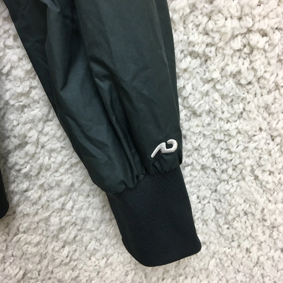 Jaqueta Nike Athletic Dept grande feminina cinza zíper completo com capuz Swoosh corta-vento G - Imagem 4 de 4