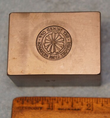 SUPPORT LYME RESEARCH Pin STEEL STAMPING DIE CG146 Tick Lyme Disease