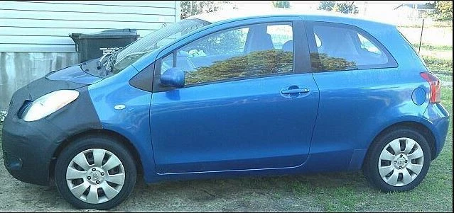 Lebra Front End Mask Cover Bra Fits TOYOTA Yaris 2007-2008 3 door liftback model - Image 2 of 4