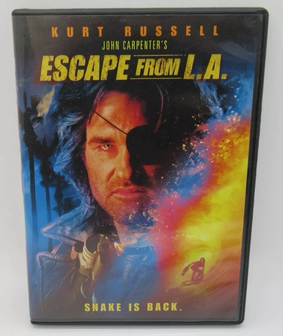 Escape From New York / L.A. DVD Lot of 2 Kurt Russell John Carpenter Tested