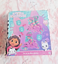 Gabby's Dollhouse Children's Fun Outdoor Adjustable Tri to In-line Skates  S12B