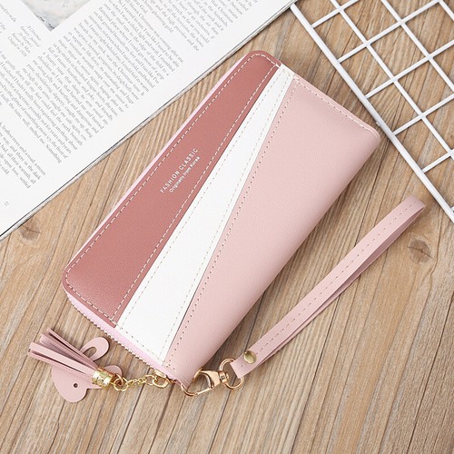 Große Kapazität Damen Geldbörse Leder Geldbörse Clutch Kalbsleder Ausweisetui Handtasche - Bild 9 von 17
