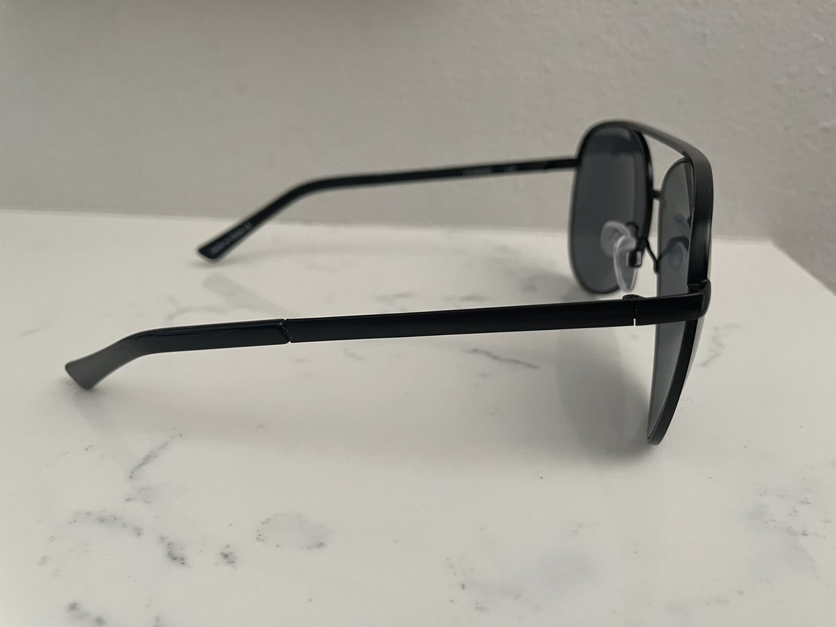 Quay Australia Black Vivienne Oversized Aviator Sunglasses Quay Australia Vivienne Aviator Sunglasses in Black/Smoke  main image 2