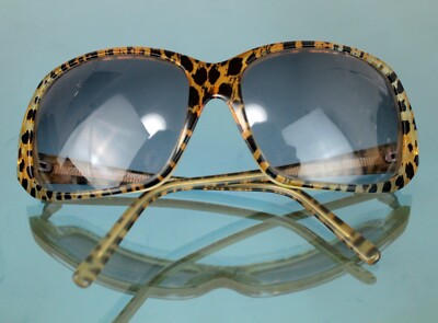 Dolce Gabbana D&G 6495 792 Brown Leopard Sun Glasses Used Italy